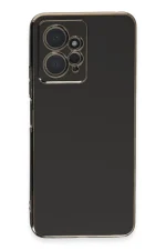 Newface Xiaomi Redmi Note 12 4G Kılıf Volet Silikon - Siyah