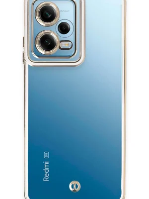 Newface Xiaomi Redmi Note 12 5G Kılıf Liva Lens Silikon - Beyaz