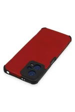 Newface Xiaomi Redmi Note 12 5G Kılıf Loop Deri Silikon - Kırmızı - Görsel 3