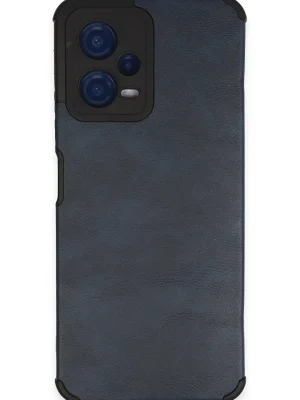 Newface Xiaomi Redmi Note 12 5G Kılıf Loop Deri Silikon - Lacivert