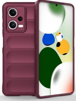 Newface Xiaomi Redmi Note 12 5G Kılıf Optimum Silikon - Bordo
