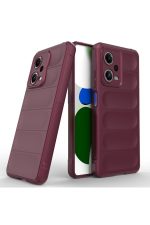 Newface Xiaomi Redmi Note 12 5G Kılıf Optimum Silikon - Bordo - Görsel 2