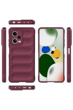 Newface Xiaomi Redmi Note 12 5G Kılıf Optimum Silikon - Bordo - Görsel 3