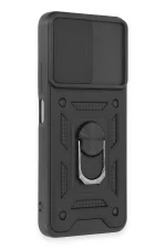 Newface Xiaomi Redmi Note 12 5G Kılıf Pars Lens Yüzüklü Silikon - Siyah - Görsel 2