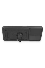 Newface Xiaomi Redmi Note 12 5G Kılıf Pars Lens Yüzüklü Silikon - Siyah - Görsel 3