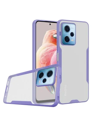 Newface Xiaomi Redmi Note 12 5G Kılıf Platin Silikon - Lila
