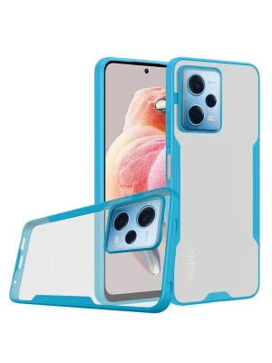 Newface Xiaomi Redmi Note 12 5G Kılıf Platin Silikon - Mavi