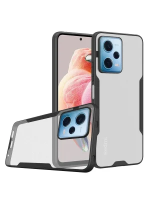 Newface Xiaomi Redmi Note 12 5G Kılıf Platin Silikon - Siyah