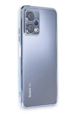 Newface Xiaomi Redmi Note 12 5G Kılıf Razer Lensli Silikon - Açık Mavi - Görsel 4