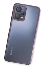 Newface Xiaomi Redmi Note 12 5G Kılıf Razer Lensli Silikon - Mor - Görsel 3