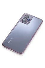 Newface Xiaomi Redmi Note 12 5G Kılıf Razer Lensli Silikon - Mor - Görsel 6