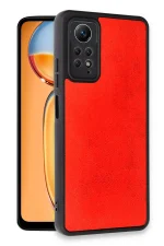 Newface Xiaomi Redmi Note 12 Pro 4G Kılıf Aras Deri Kapak - Kırmızı - Görsel 2