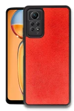 Newface Xiaomi Redmi Note 12 Pro 4G Kılıf Aras Deri Kapak - Kırmızı