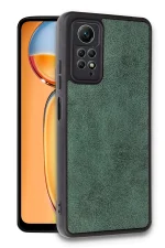 Newface Xiaomi Redmi Note 12 Pro 4G Kılıf Aras Deri Kapak - Koyu Yeşil - Görsel 2