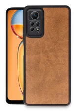 Newface Xiaomi Redmi Note 12 Pro 4G Kılıf Aras Deri Kapak - Taba