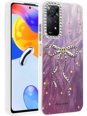 Newface Xiaomi Redmi Note 12 Pro 4G Kılıf Blade Aynalı Desenli Kapak - Desen 1