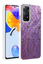 Newface Xiaomi Redmi Note 12 Pro 4G Kılıf Blade Aynalı Desenli Kapak - Desen 2