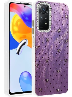 Newface Xiaomi Redmi Note 12 Pro 4G Kılıf Blade Aynalı Desenli Kapak - Desen 2