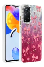 Newface Xiaomi Redmi Note 12 Pro 4G Kılıf Blade Aynalı Desenli Kapak - Desen 3