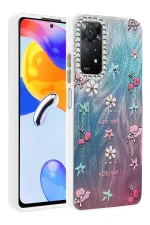 Newface Xiaomi Redmi Note 12 Pro 4G Kılıf Blade Aynalı Desenli Kapak - Desen 4