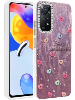 Newface Xiaomi Redmi Note 12 Pro 4G Kılıf Blade Aynalı Desenli Kapak - Desen 8