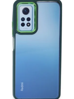 Newface Xiaomi Redmi Note 12 Pro 4G Kılıf Dora Kapak - Haki Yeşil
