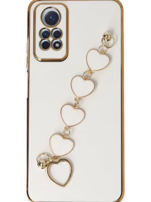 Newface Xiaomi Redmi Note 12 Pro 4G Kılıf Esila Silikon - Beyaz