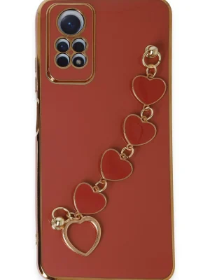 Newface Xiaomi Redmi Note 12 Pro 4G Kılıf Esila Silikon - Kırmızı