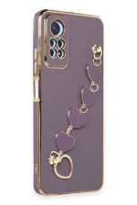 Newface Xiaomi Redmi Note 12 Pro 4G Kılıf Esila Silikon - Mor - Görsel 2