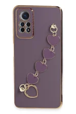 Newface Xiaomi Redmi Note 12 Pro 4G Kılıf Esila Silikon - Mor