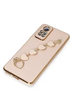 Newface Xiaomi Redmi Note 12 Pro 4G Kılıf Esila Silikon - Pudra - Görsel 4