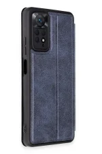 Newface Xiaomi Redmi Note 12 Pro 4G Kılıf Flip Cover - Lacivert - Görsel 2