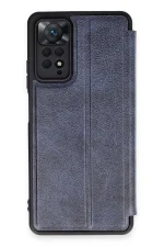 Newface Xiaomi Redmi Note 12 Pro 4G Kılıf Flip Cover - Lacivert