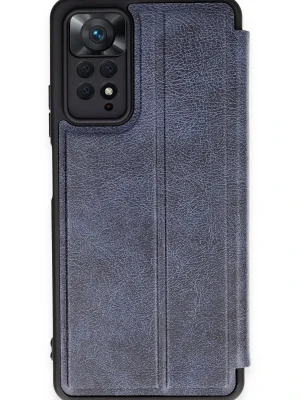 Newface Xiaomi Redmi Note 12 Pro 4G Kılıf Flip Cover - Lacivert