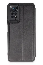 Newface Xiaomi Redmi Note 12 Pro 4G Kılıf Flip Cover - Siyah
