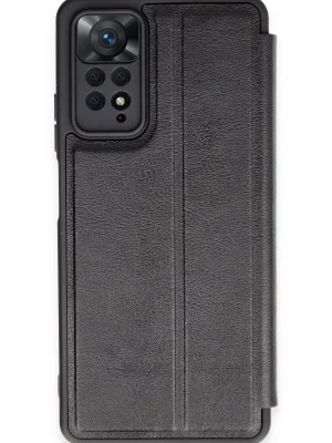 Newface Xiaomi Redmi Note 12 Pro 4G Kılıf Flip Cover - Siyah