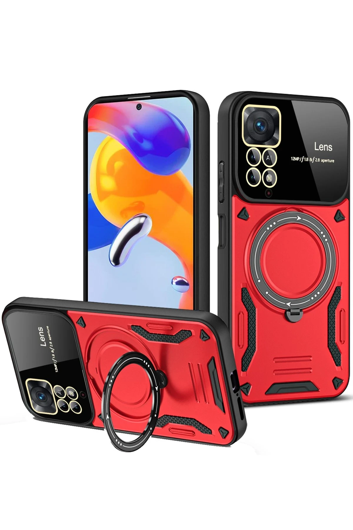 newface-xiaomi-redmi-note-12-pro-4g-kilif-joy-lens-standli-kapak-kirmizi-default.webp Newface Xiaomi Redmi Note 12 Pro 4G Kılıf Joy Lens Standlı Kapak - Kırmızı - Görsel 1