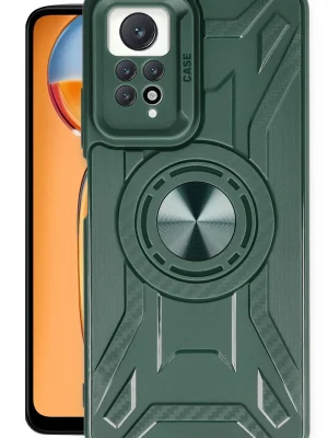 Newface Xiaomi Redmi Note 12 Pro 4G Kılıf Lincoln Silikon - Koyu Yeşil