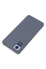 Newface Xiaomi Redmi Note 12 Pro 4G Kılıf Nano içi Kadife Silikon - Gri - Görsel 3