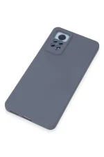 Newface Xiaomi Redmi Note 12 Pro 4G Kılıf Nano içi Kadife Silikon - Gri - Görsel 4