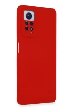 Newface Xiaomi Redmi Note 12 Pro 4G Kılıf Nano içi Kadife Silikon - Kırmızı - Görsel 2