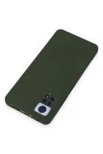 Newface Xiaomi Redmi Note 12 Pro 4G Kılıf Nano içi Kadife Silikon - Koyu Yeşil - Görsel 3