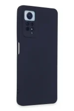 Newface Xiaomi Redmi Note 12 Pro 4G Kılıf Nano içi Kadife Silikon - Lacivert - Görsel 2