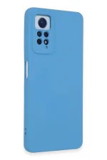 Newface Xiaomi Redmi Note 12 Pro 4G Kılıf Nano içi Kadife Silikon - Mavi - Görsel 2