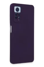 Newface Xiaomi Redmi Note 12 Pro 4G Kılıf Nano içi Kadife Silikon - Mor - Görsel 2