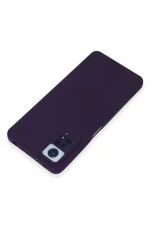 Newface Xiaomi Redmi Note 12 Pro 4G Kılıf Nano içi Kadife Silikon - Mor - Görsel 3