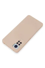 Newface Xiaomi Redmi Note 12 Pro 4G Kılıf Nano içi Kadife Silikon - Pudra - Görsel 3