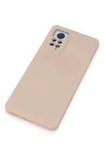 Newface Xiaomi Redmi Note 12 Pro 4G Kılıf Nano içi Kadife Silikon - Pudra - Görsel 4