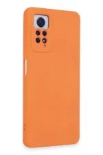 Newface Xiaomi Redmi Note 12 Pro 4G Kılıf Nano içi Kadife Silikon - Turuncu - Görsel 2