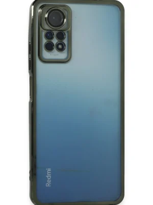 Newface Xiaomi Redmi Note 12 Pro 4G Kılıf Razer Lensli Silikon - Yeşil